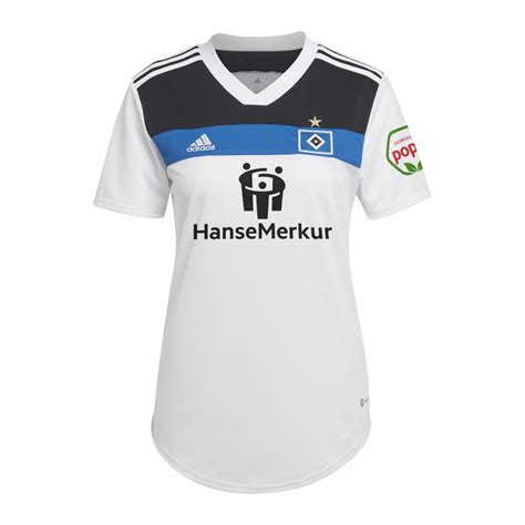 Adidas Hamburger Sv Trikot Home Damen Weiss Replicas Fanshop