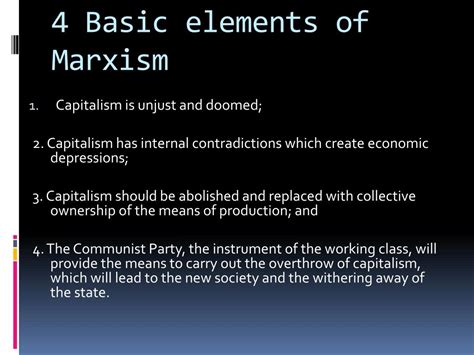 Ppt Marxism Powerpoint Presentation Free Download Id2592633