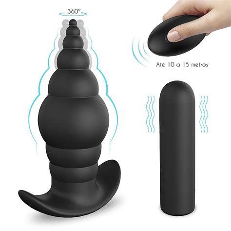 Plug Anal Recarregável Cupid em Silicone Controle Remoto Sem Fio