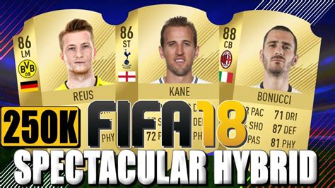 Spectacular K Hybrid Fifa Squad Builder Youtube