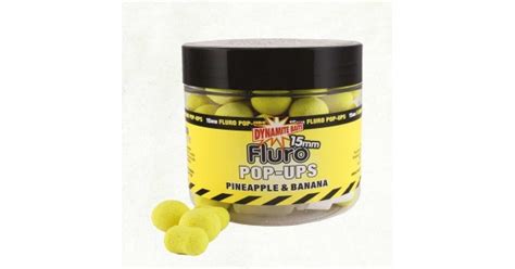 DB Fluro Pop Ups Pineapple Banana плуващи топчета и дъмбели 15 мм