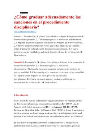 Como Graduar Las Sanciones En El Pad PDF