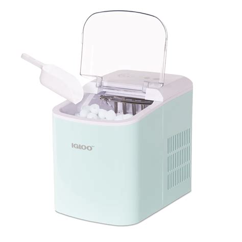 Igloo 26 Pound Automatic Portable Countertop Ice Maker Machine Aqua