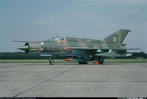 Mikoyan Gurevich Mig 21mf Germany Air Force Aviation Photo