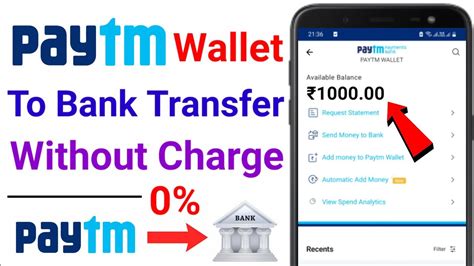 Paytm Wallet Se Bank Account Me Paise Kaise Transfer Kare Paytm