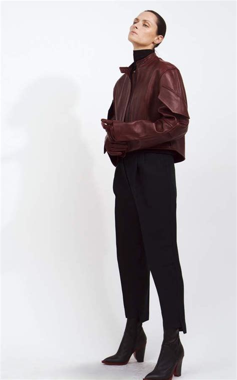 Petar Petrov Oversized Box Leather Jacket Mode Tendance Prêt à
