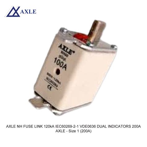 Axle Nh Fuse Link 120ka Iec60269 2 1 Vde0636 Dual