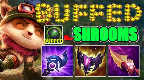 Buffed Teemo And It S Unfair One Shot Shrooms Youtube