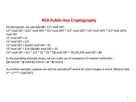 Rsa Algorithm Ppt Free Download