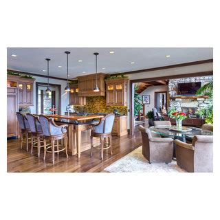 Modern Rustic Mountain Estate Home Transitional Kitchen Other