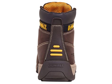 Workwear Footwear Safety Boots Toecap Dewalt Apprentice Hiker Brown Nubuck Boots Uk