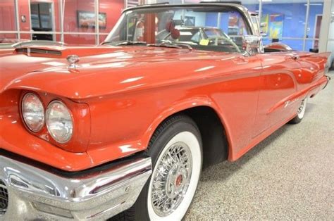 Ford Thunderbird Convertible 1960 Red For Sale 0y73y153842 Immaculate Condition Show Car