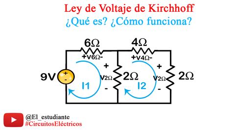 Ley De Voltaje De Kirhhoff Circuito Mixto Analisis De Circuitos Expresiones Algebraicas