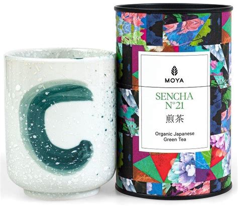 Zestaw Herbata Zielona Sencha Japo Ska Bio G Kubek Ceramiczny Kana