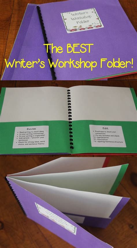 A Writers Workshop Folder That Organizes And Teaches Students To Move