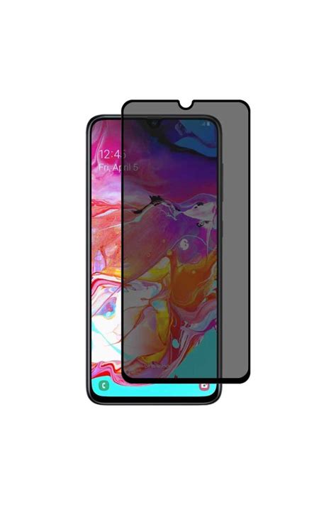 GRABONO Samsung Galaxy A50 Uyumlu Kırılmaz Ekranı Tam Kaplayan Nano