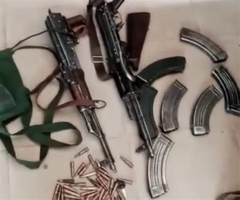 Police Recover Arms Ammunition From Fleeing Suspects In