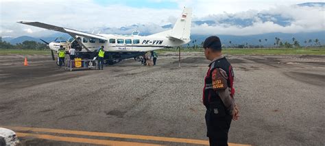 Personel Polsek Semadam Lakukan Kegiatan Pengamanan Objek Vital Bandara