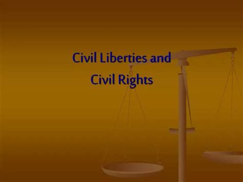 Ppt Civil Liberties And Civil Rights Powerpoint Presentation Free