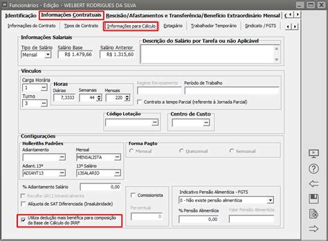 Page Revision For Nova Tabela De Imposto AutoAtendimento