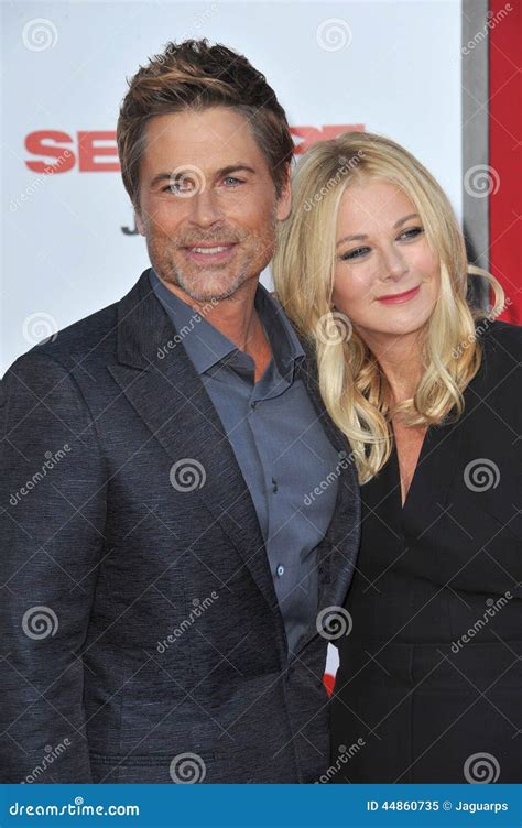 Rob Lowe Et Sheryl Berkoff Image éditorial Image Du Personnalité