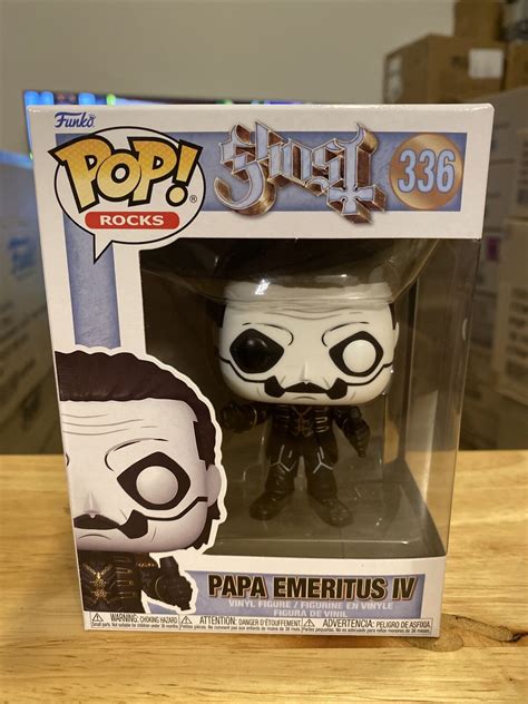 Funko Pop Rocks Ghost Papa Emeritus Iv In Stock Ships Now