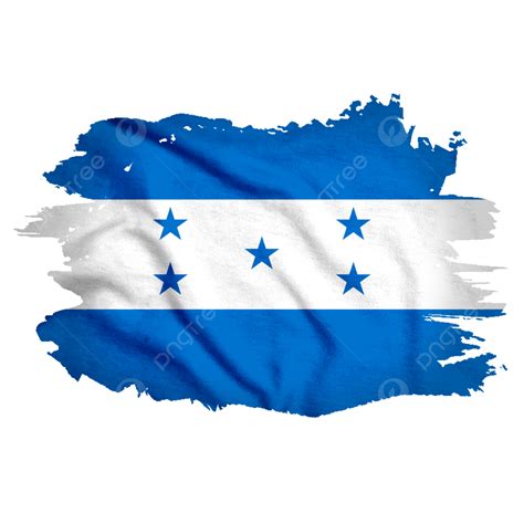 Bandeira De Honduras Transparente Pincel Aquarela Png Honduras The