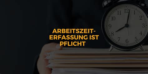 Arbeitszeiterfassung Ist Pflicht GCT