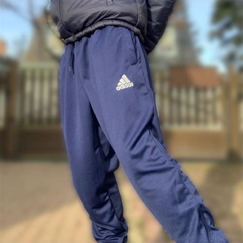 Adidas Mens Blue Joggers Tracksuits Depop