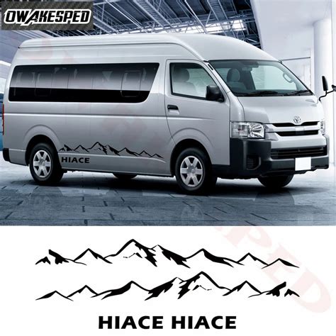 Commercial Vehicle Stickers FOR TOYOTA HIACE 2009 2011 Body Exterior