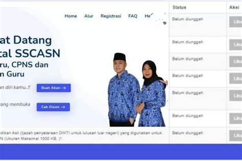 Penting Dokumen Pendaftaran Cpns Dan Pppk Tahun Sesuai Format