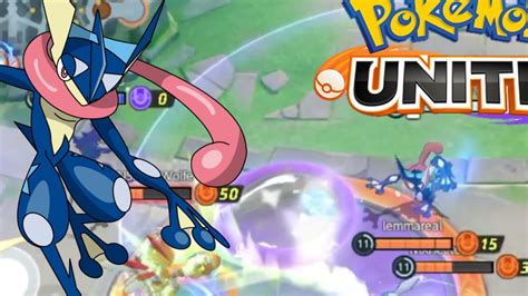 Greninja Hace Mucho Daño Con Este Builds🐸💧 Pokémon Unite Youtube