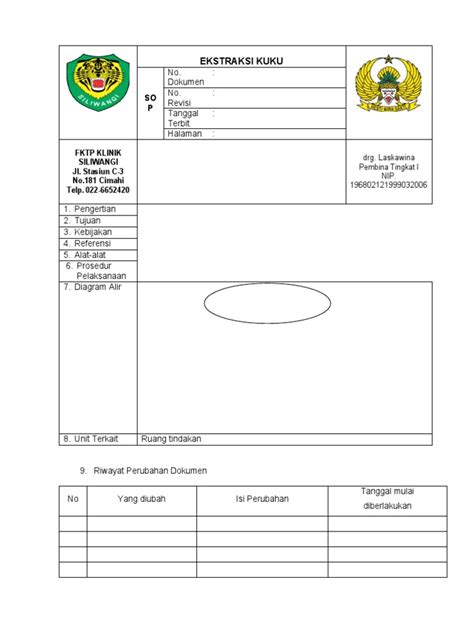 Sop Ekstraksi Kuku Kk Pdf