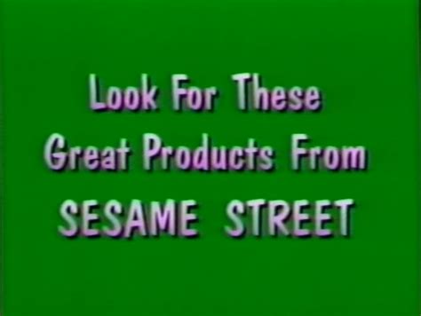 Image Look For These Great Products From Sesame Street Bumper 1997