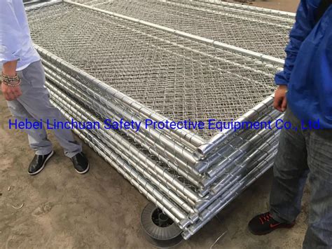 Temporary Chain Link Fence Construction Fence Panels High Quality