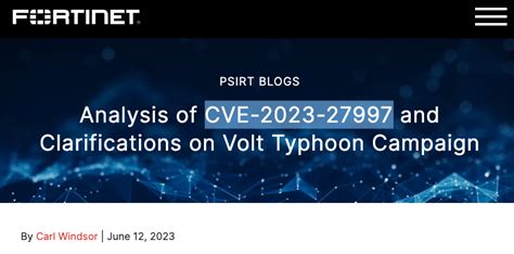 Fortinet Cve Volt Typhoon Iot Ot