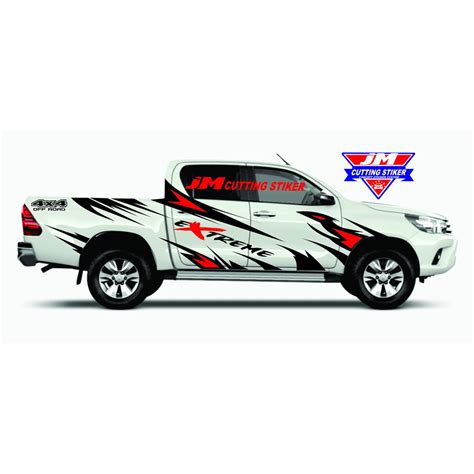 Jual Stiker Mobil Double Cabin Mobil Ranger Triton Hilux Navara Dmax