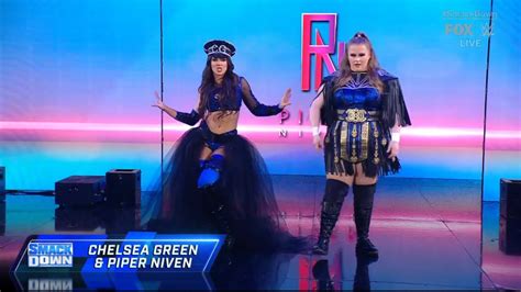 Chelsea Green And Piper Niven Entrance Wwe Smackdown May 31 2024