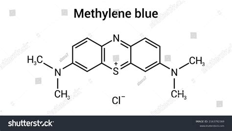 Chemical Structure Methylene Blue Stock Vector (Royalty Free ...