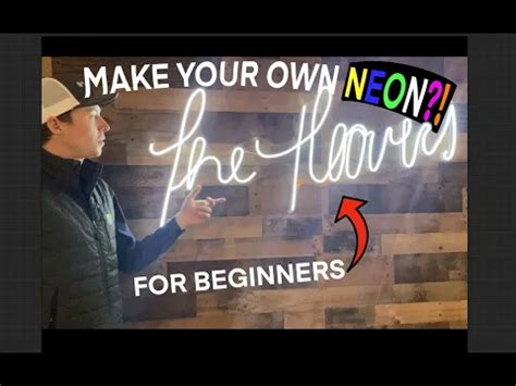 How to Make a DIY LED Neon Sign - LEDYi Lighting