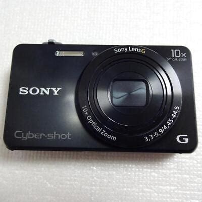 Sony Cyber Shot Dsc Wx Digital Camera Mp Lumix Compact Black Ebay