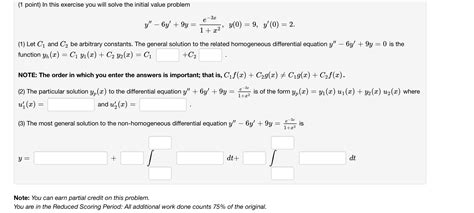 Solved 1 ﻿point ﻿in This Exercise You Will Solve The