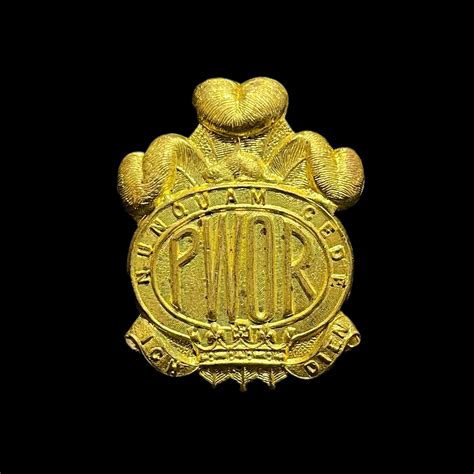 Wwii Princess Of Wales Own Regiment Cap Badge Expedition Antiques