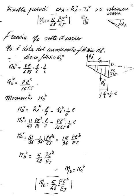 SCIENZA DELLA COSTRUZIONI ESERCIZI