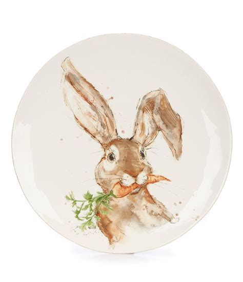 Southern Living Easter Nibbles Bunny Platter Dillards Home Decor