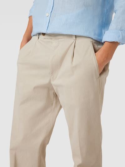 Hiltl Stoffhose Mit Seitlichen Eingrifftaschen Modell MORELLO Beige