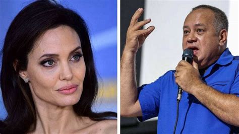 Diosdado Cabello Arremete Contra Angelina Jolie Por Reunirse Con