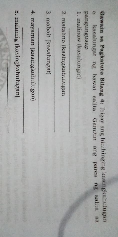 Pa Help Need Ko Po Talaga Grade Na Po Ako Salamat Po Sana Masagutan