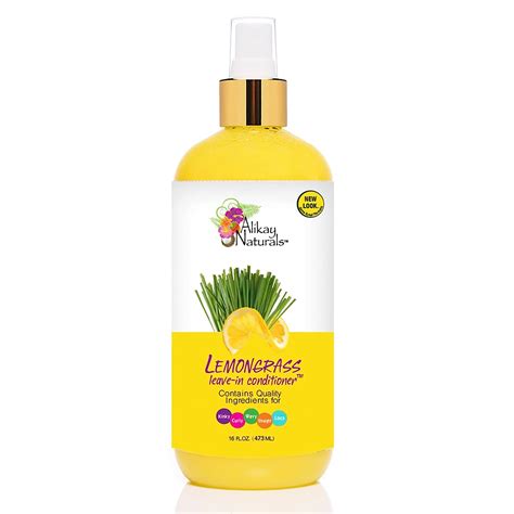 Alikay Naturals Lemongrass Leave In Conditioner Lemongrass Oil 16 Ounce Beauty