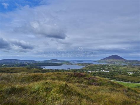 Diamond Hill in Connemara National Park Stock Image - Image of rural ...